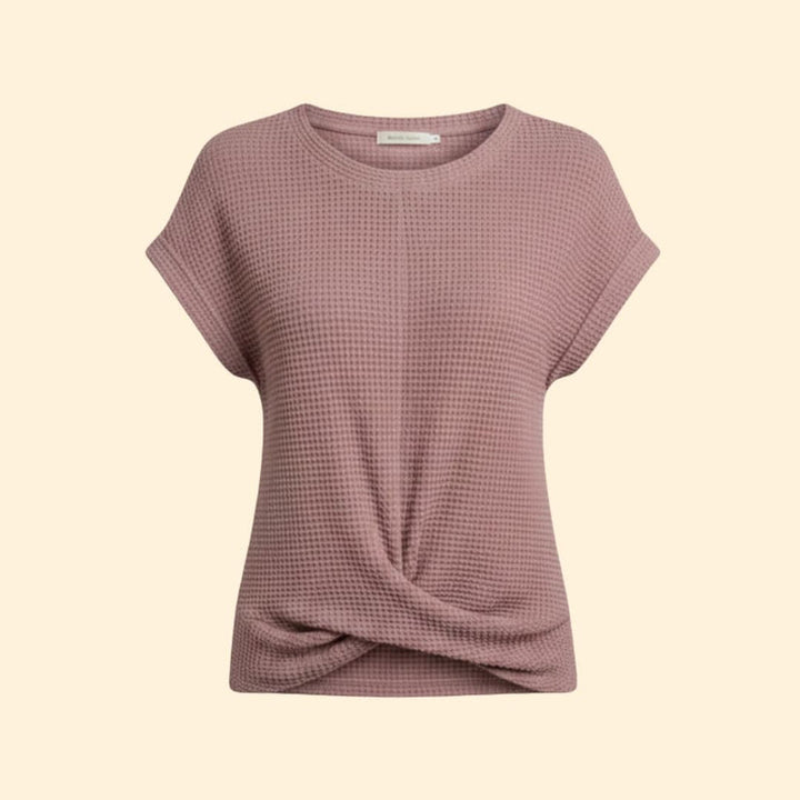 Women’s Knotted Waffle Tee