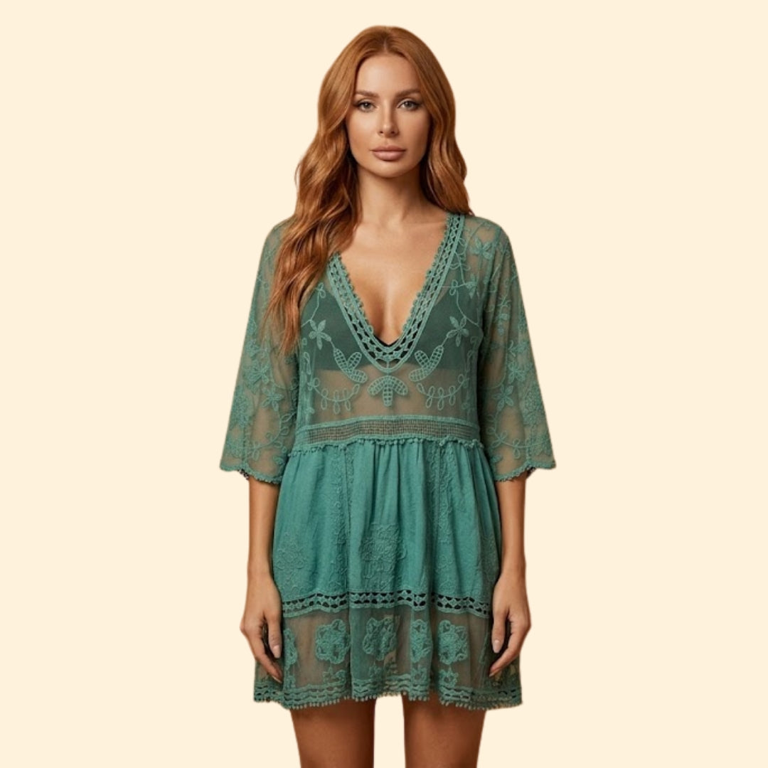 Women's Lace Cover-up Dress