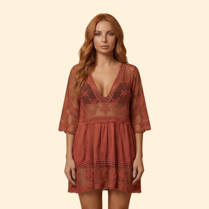 Women's Lace Cover-up Dress