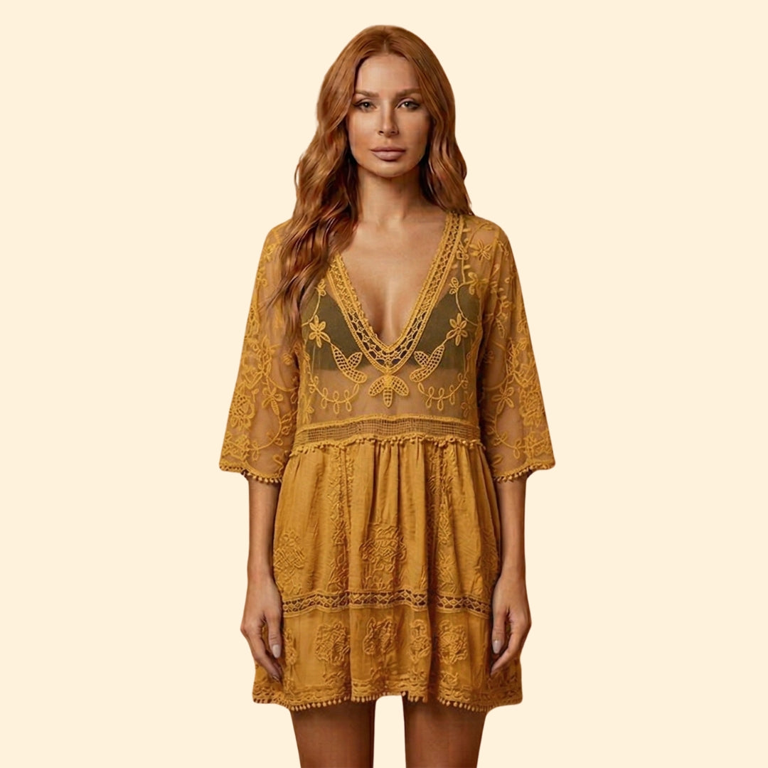 Women's Lace Cover-up Dress