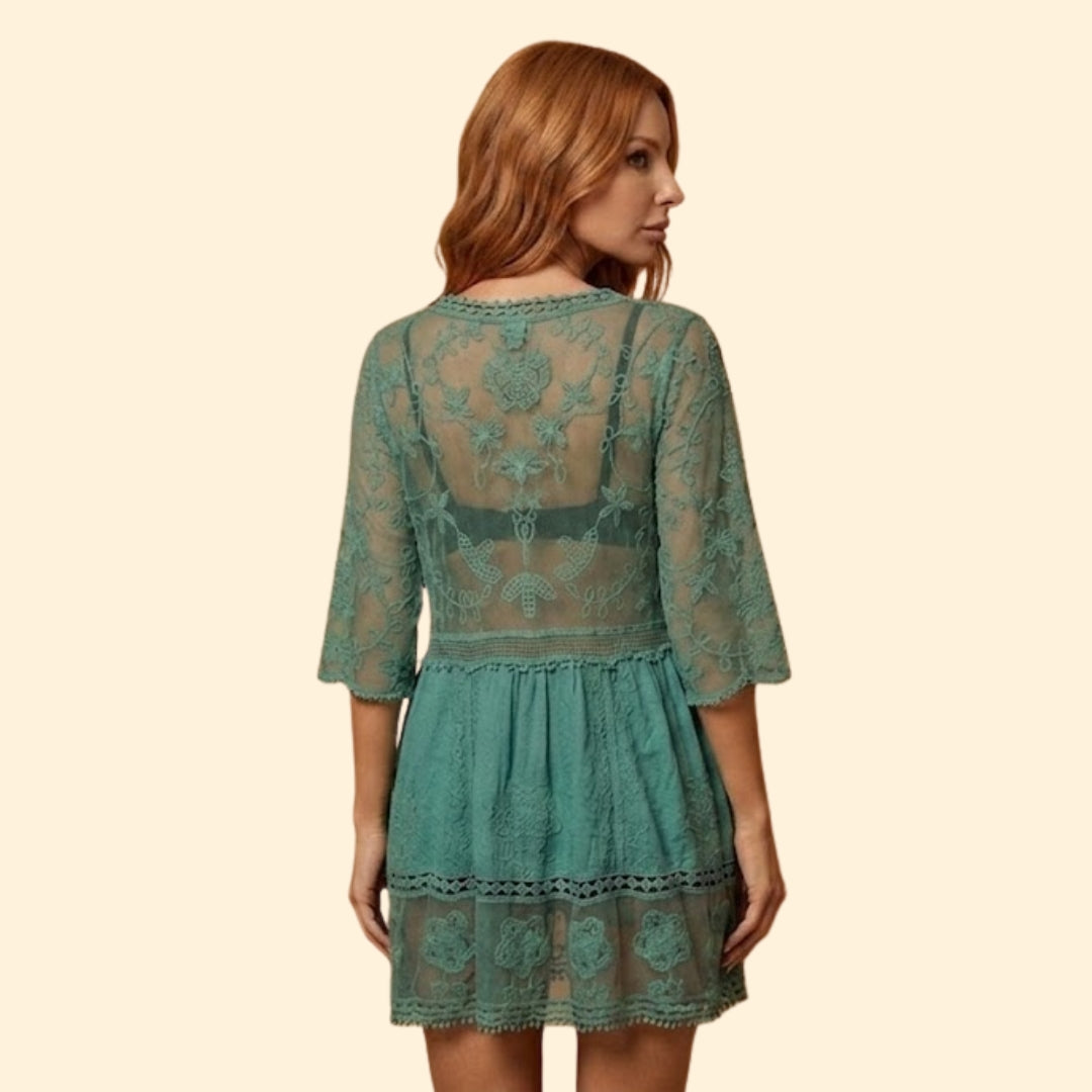 Women's Lace Cover-up Dress