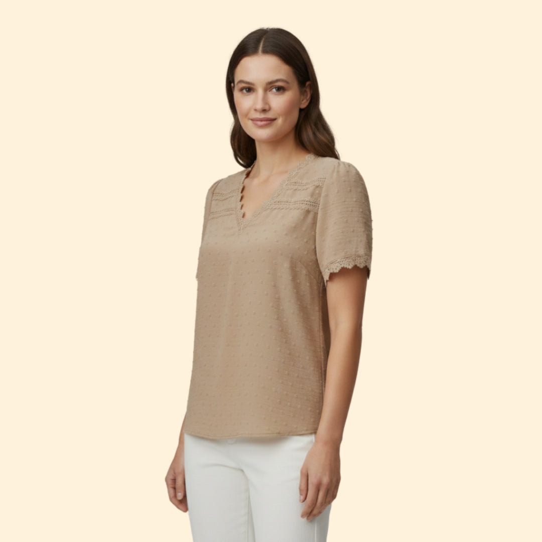 Women's Lace Detail Blouse