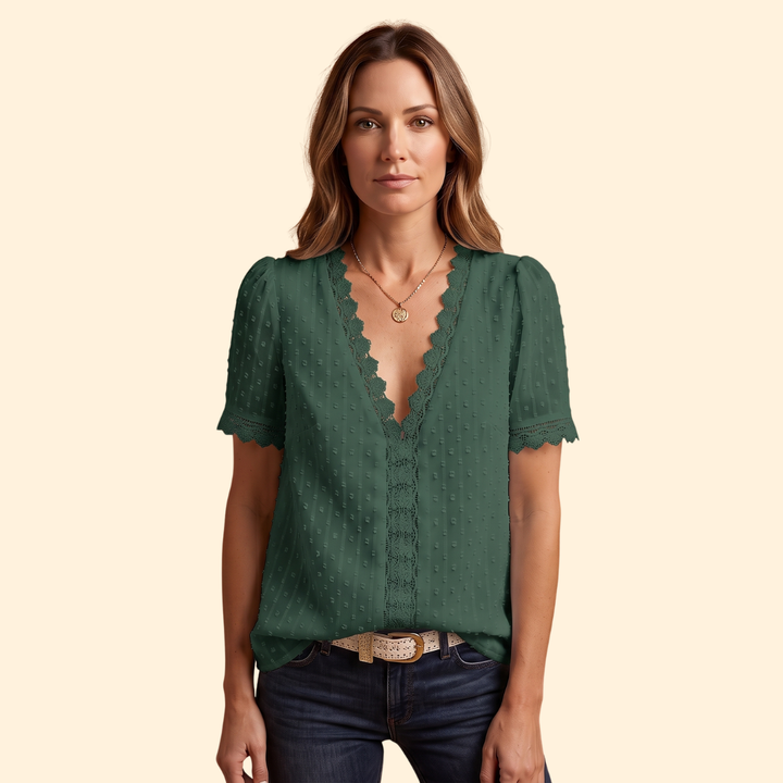 Women's Lace Detail Blouse