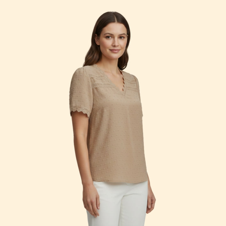 Women's Lace Detail Blouse