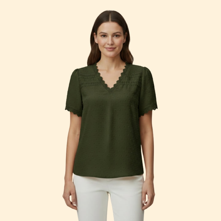 Women's Lace Detail Blouse