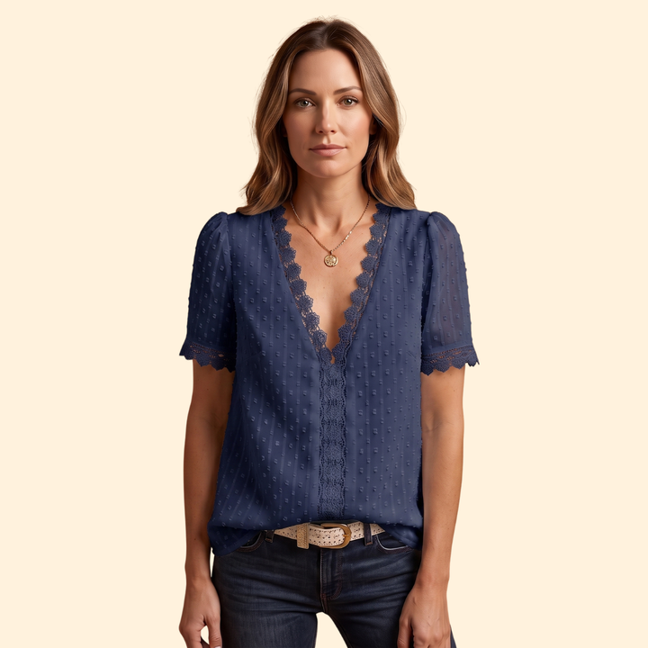 Women's Lace Detail Blouse