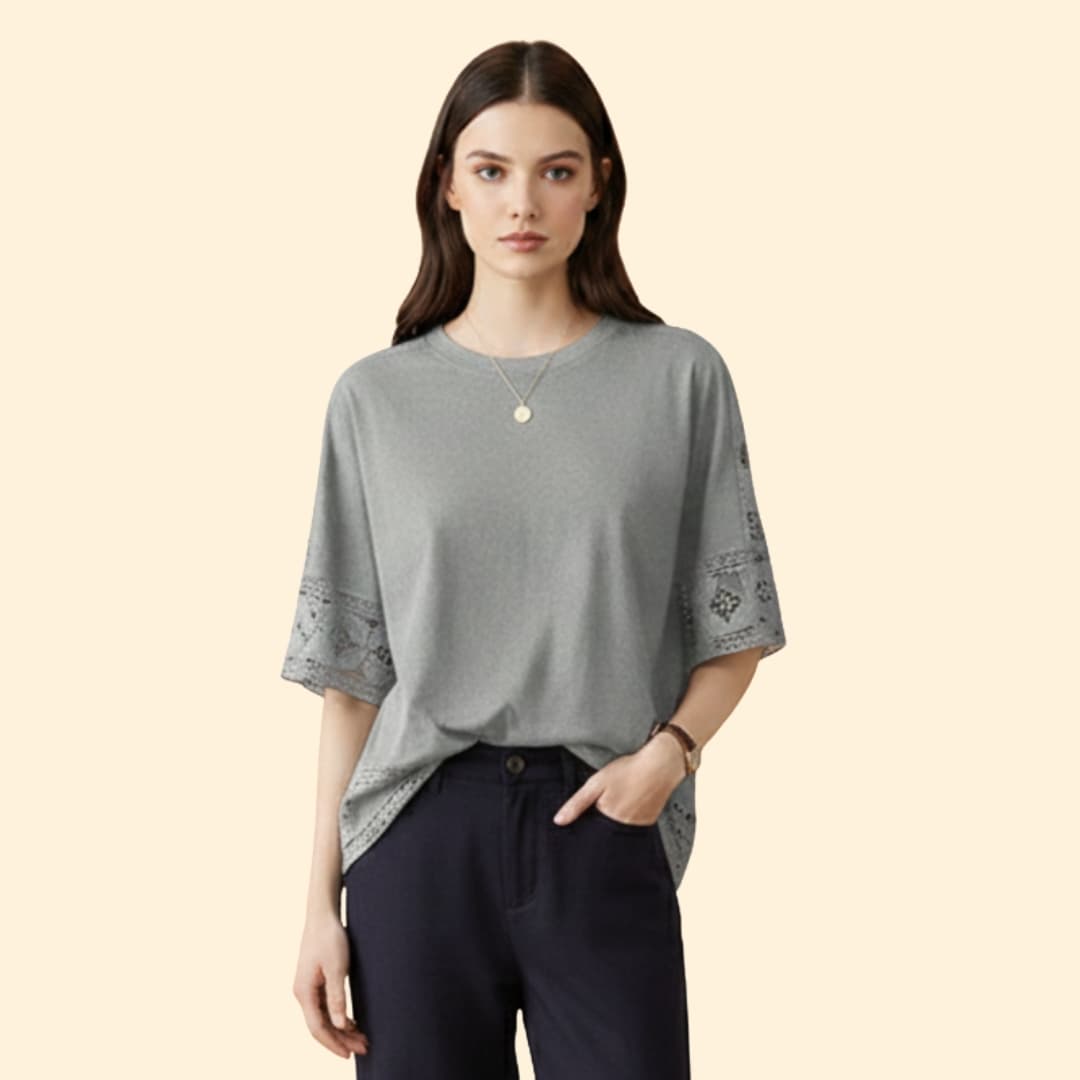 Women's Lace Detail T-Shirt