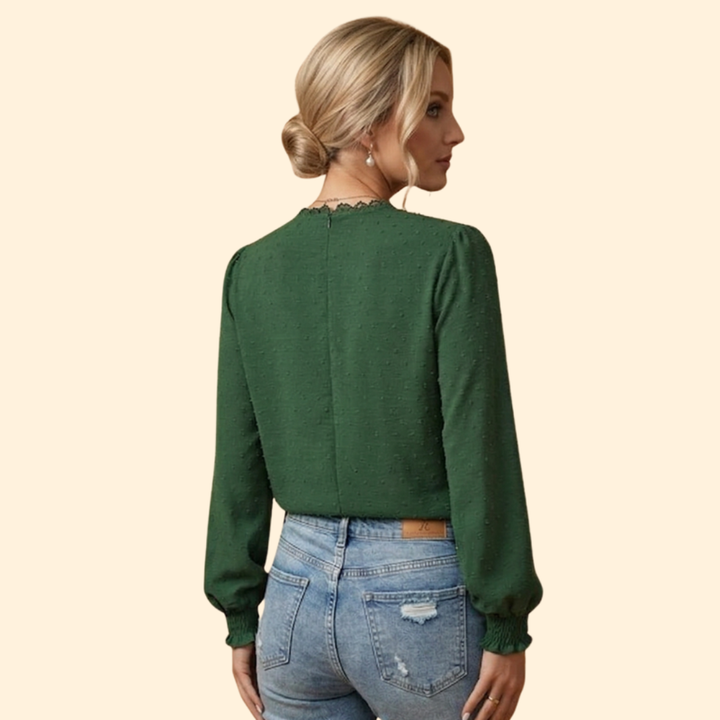 Women's Lace Embroidered Blouse
