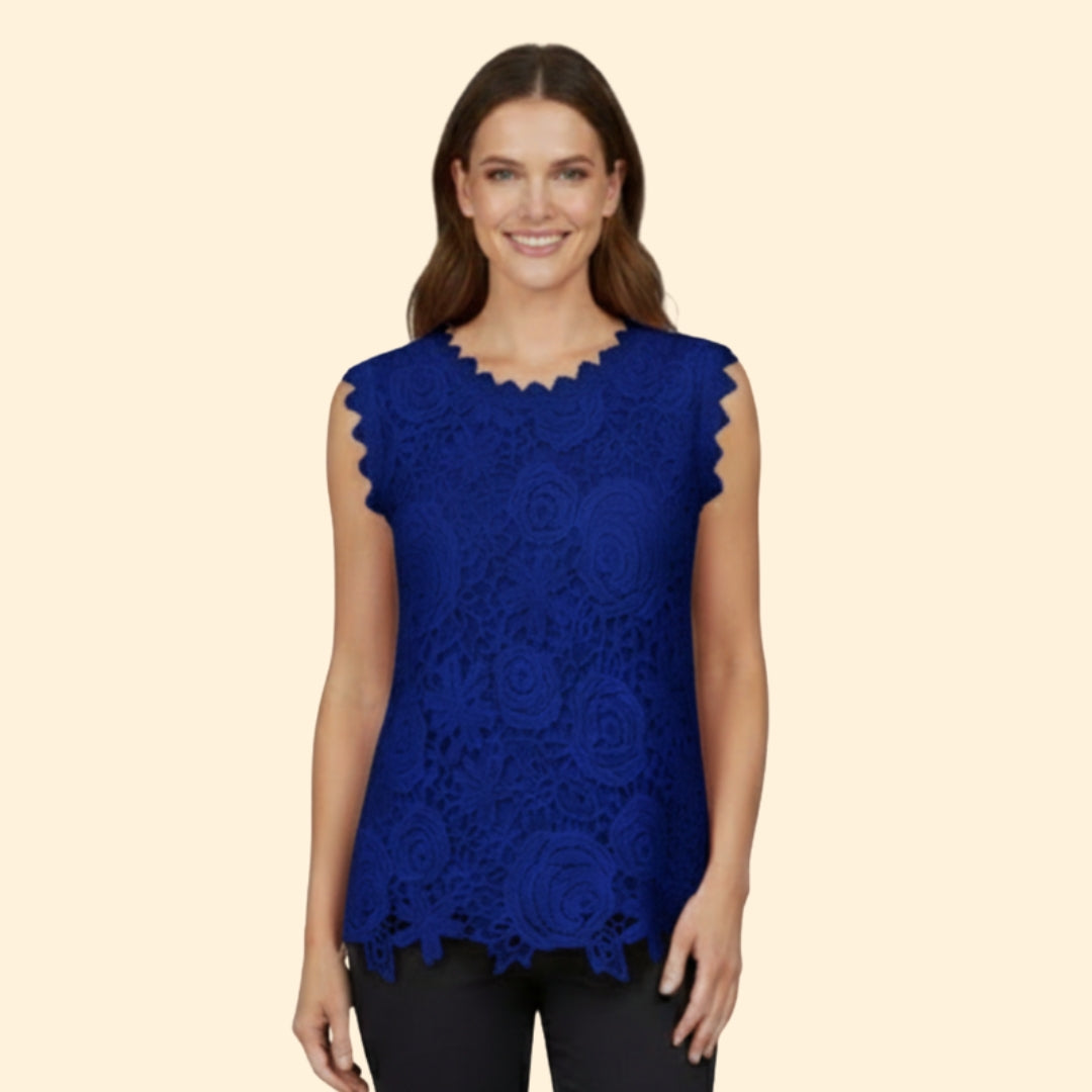 Women's Lace Floral Top