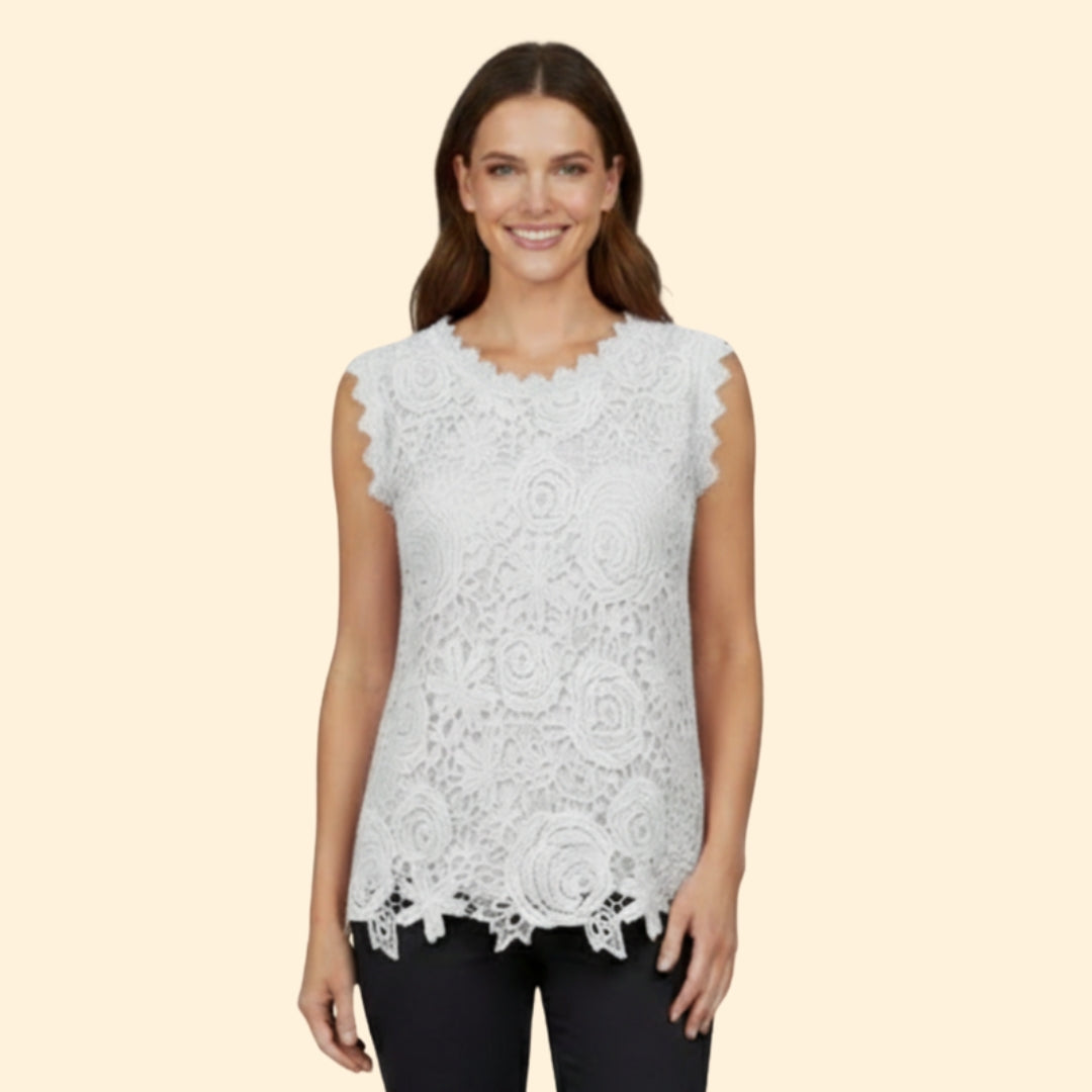 Women's Lace Floral Top