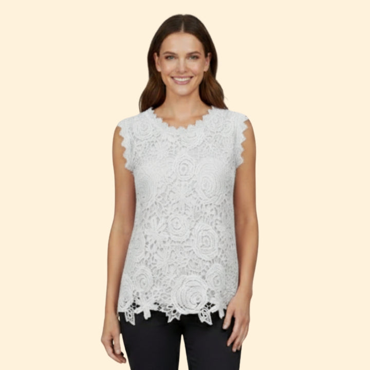 Women's Lace Floral Top