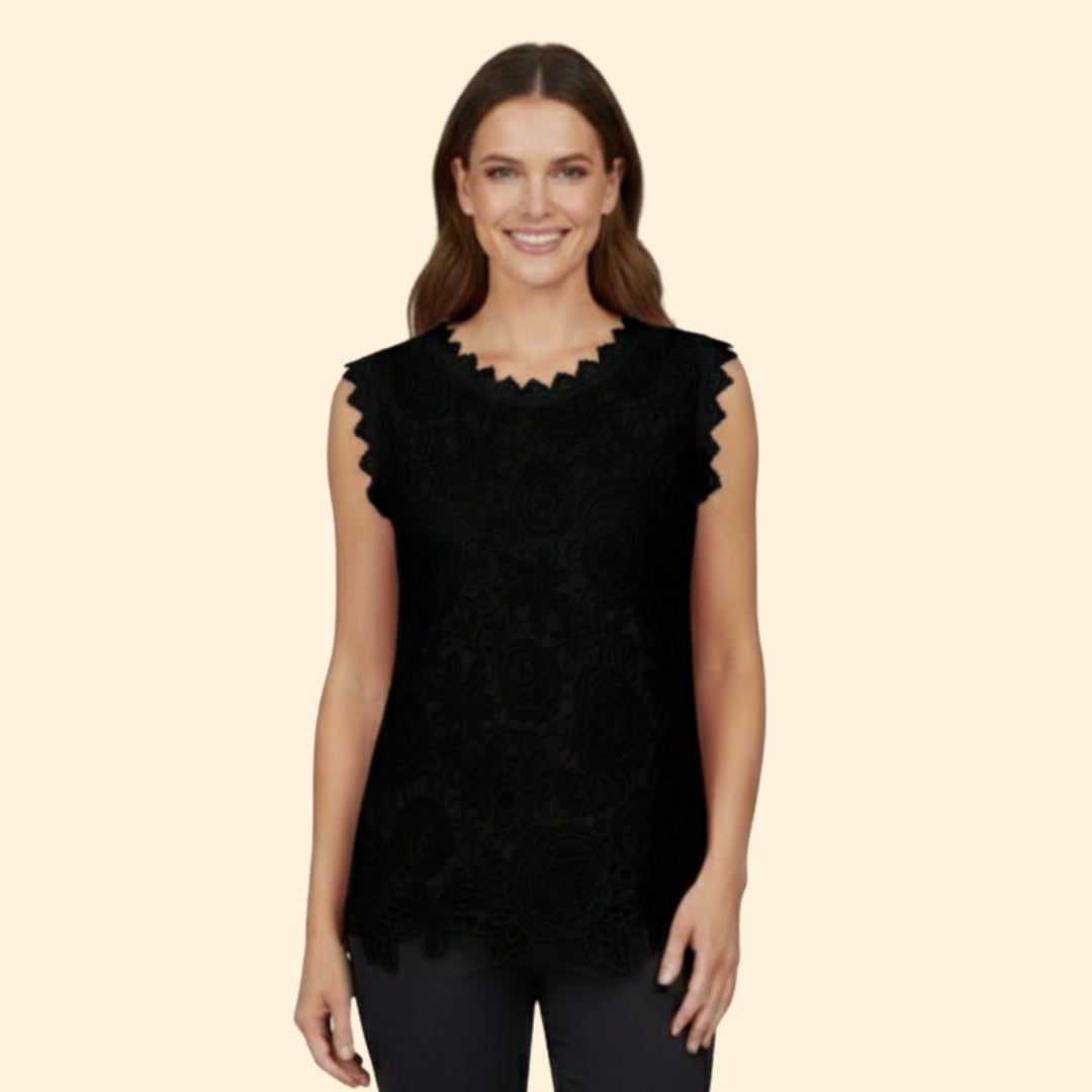 Women's Lace Floral Top