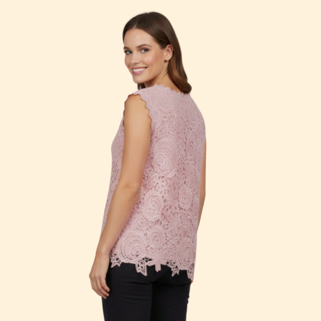 Women's Lace Floral Top