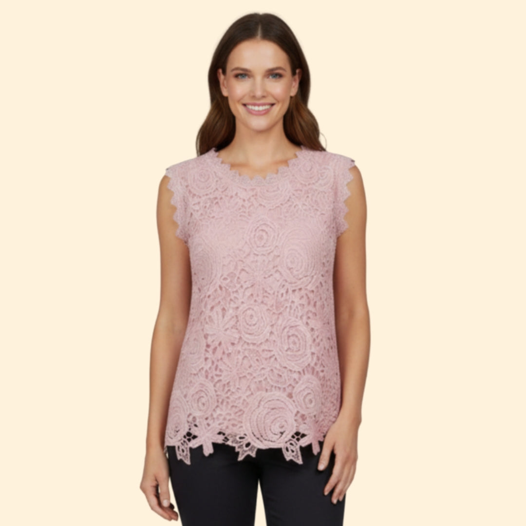 Women's Lace Floral Top
