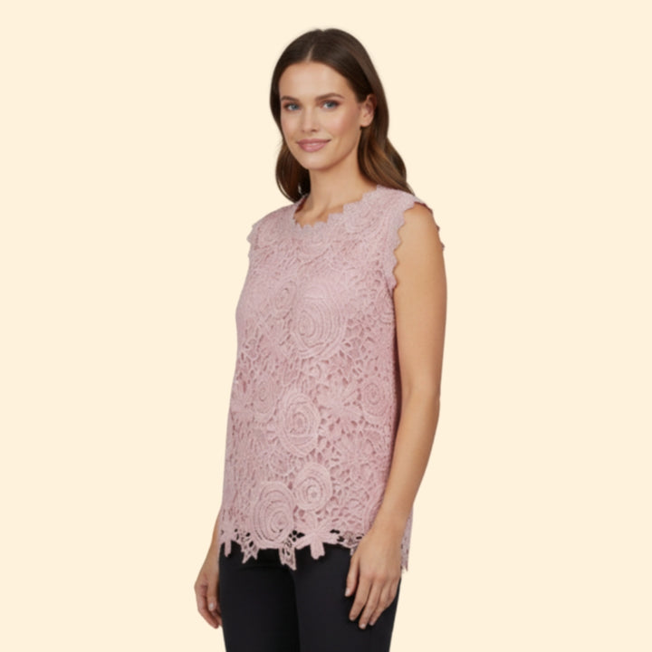 Women's Lace Floral Top