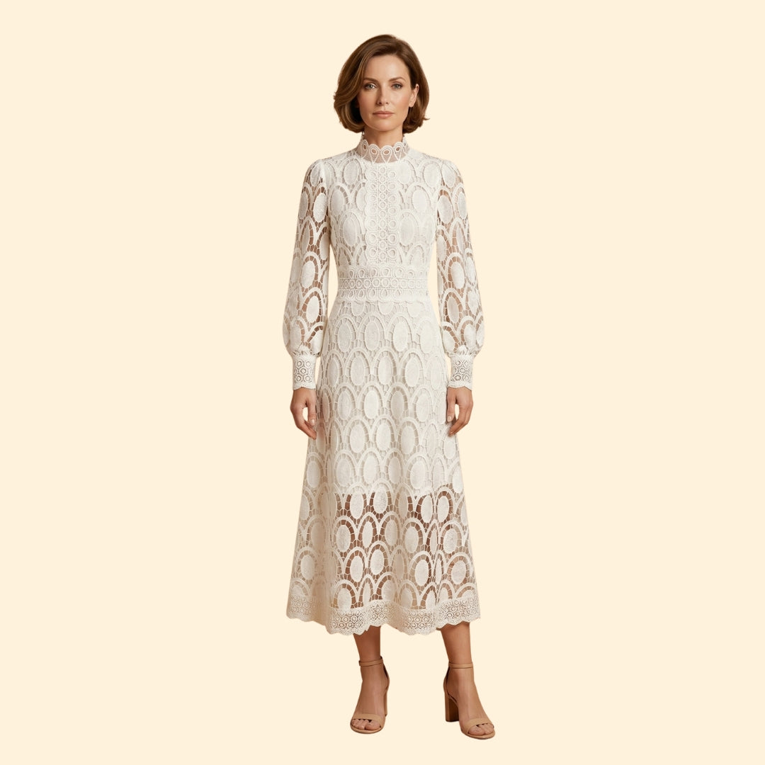 Women's Lace Midi Dress