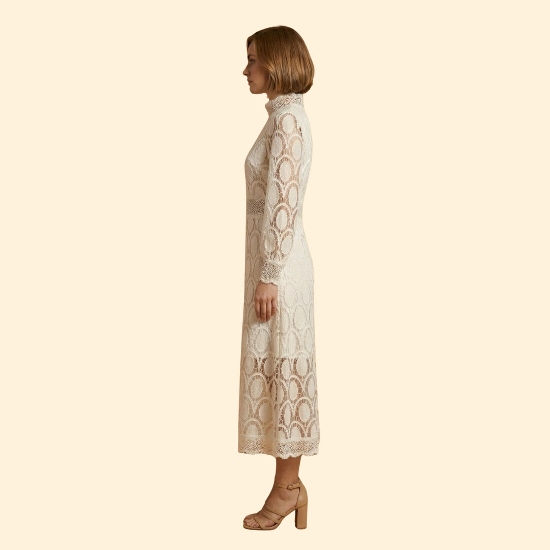 Women's Lace Midi Dress
