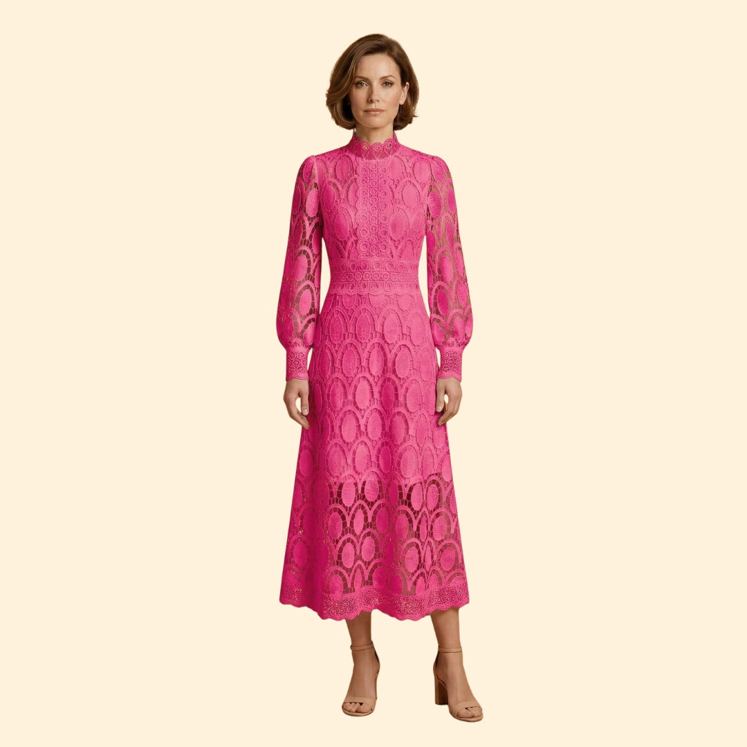 Women's Lace Midi Dress