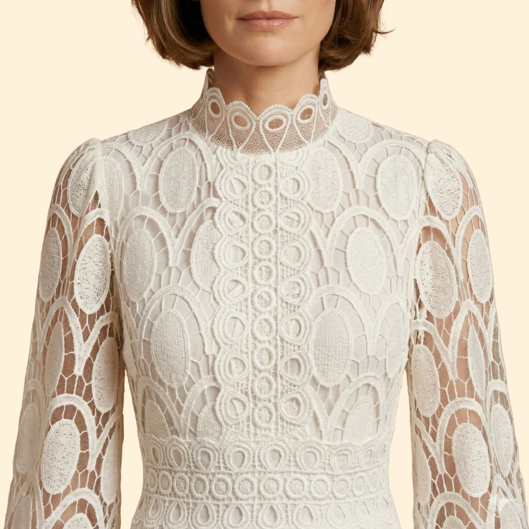 Women's Lace Midi Dress