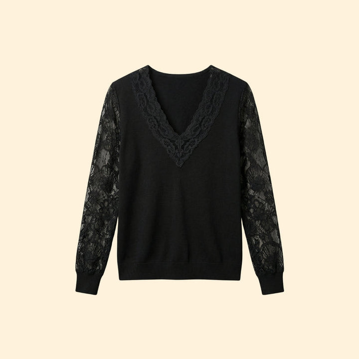 Women's Lace Sleeve Blouse