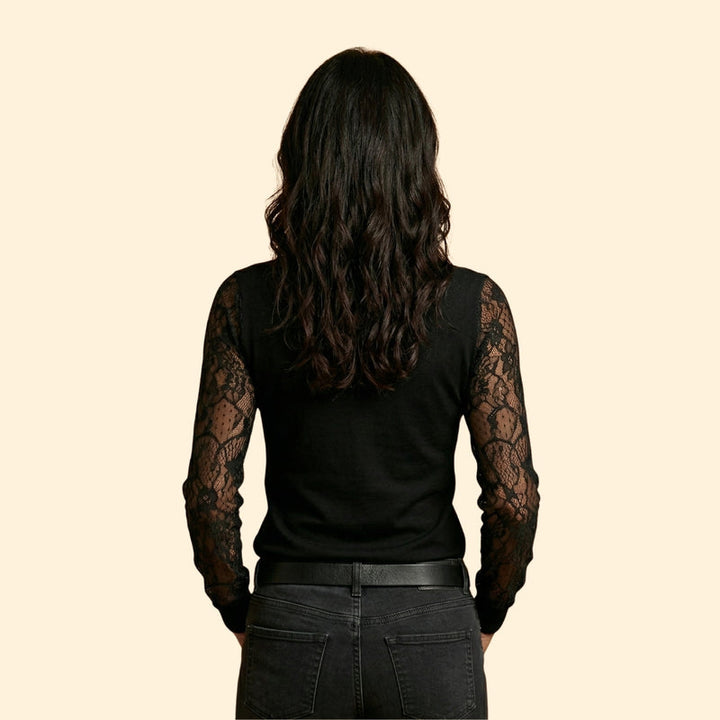 Women's Lace Sleeve Blouse