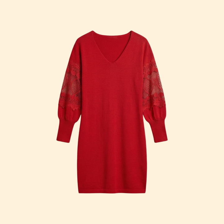 Women's Lace Sleeve Dress