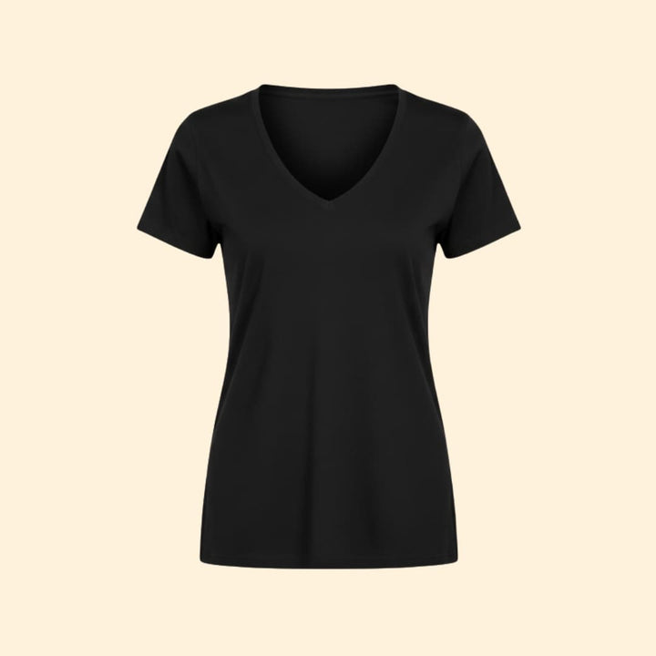 Women's Lace Trim V-Neck T-Shirt