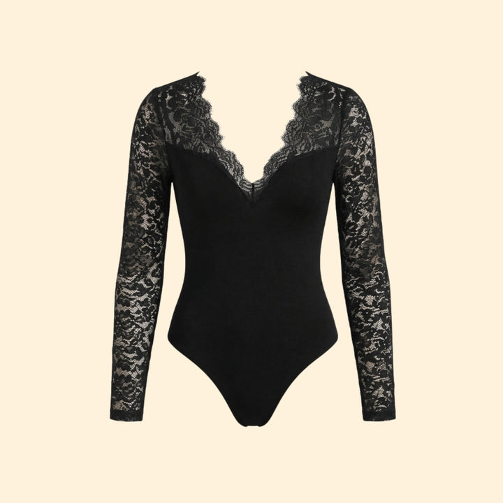 Women's Lace V-Neck Blouse
