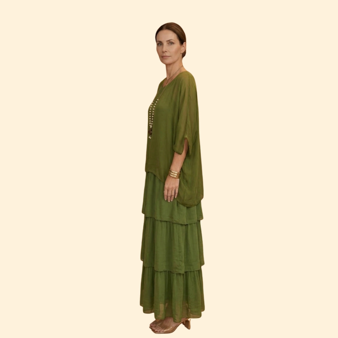 Women's Layered Flow Dress
