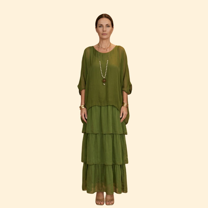 Women's Layered Flow Dress