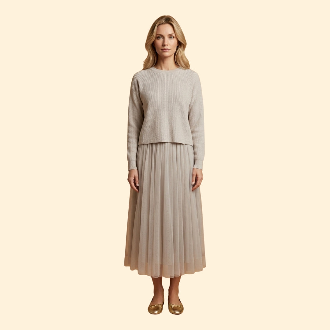 Women's Layered Knit Dress