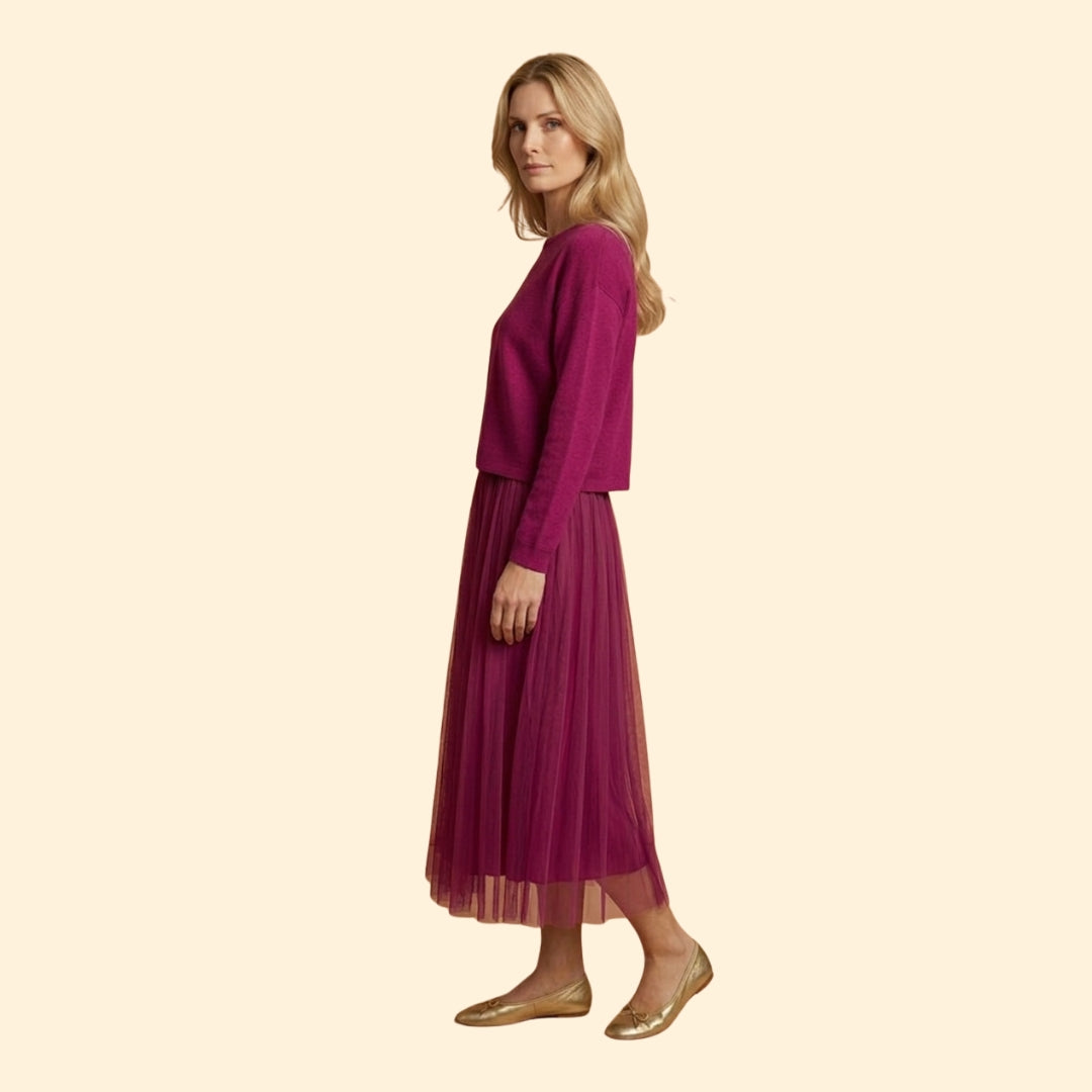 Women's Layered Knit Dress
