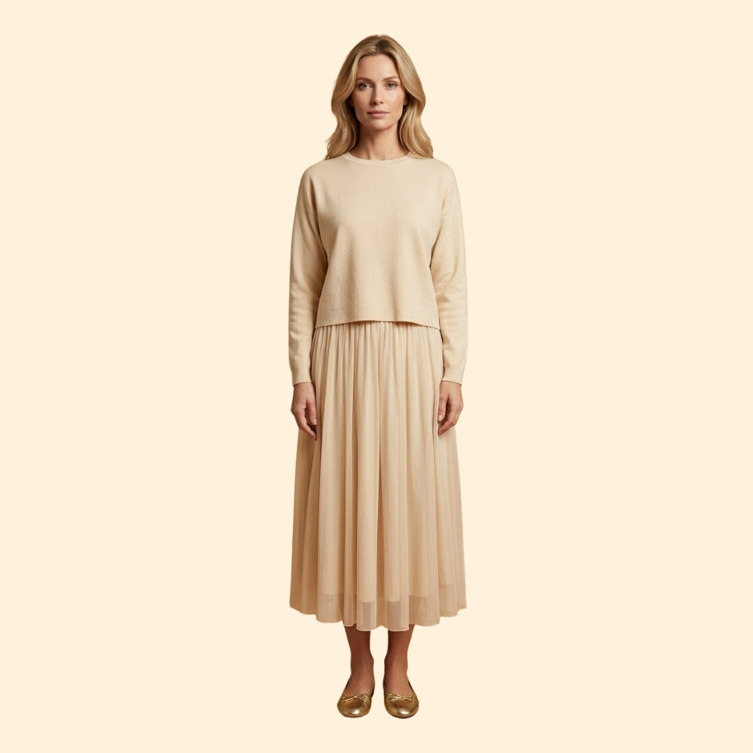 Women's Layered Knit Dress
