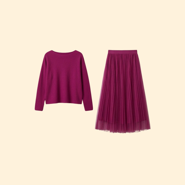 Women's Layered Knit Dress