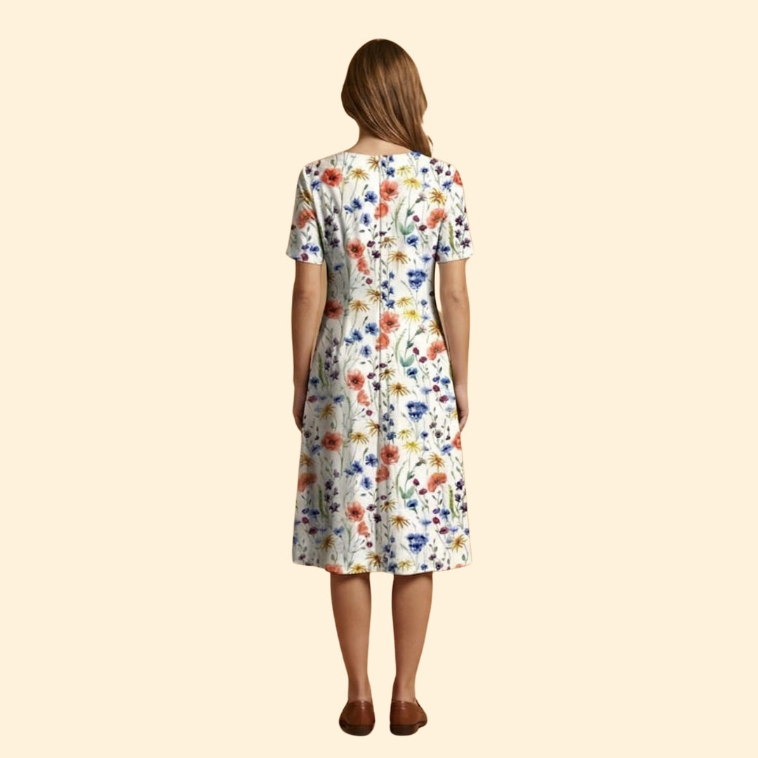 Women's Layered Midi Dress