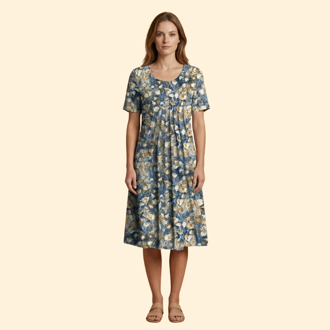 Women's Layered Midi Dress