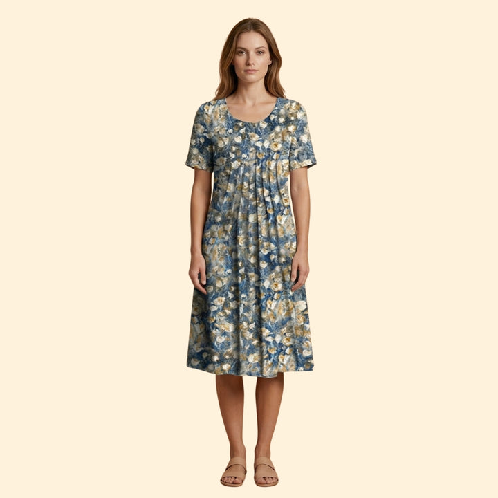 Women's Layered Midi Dress
