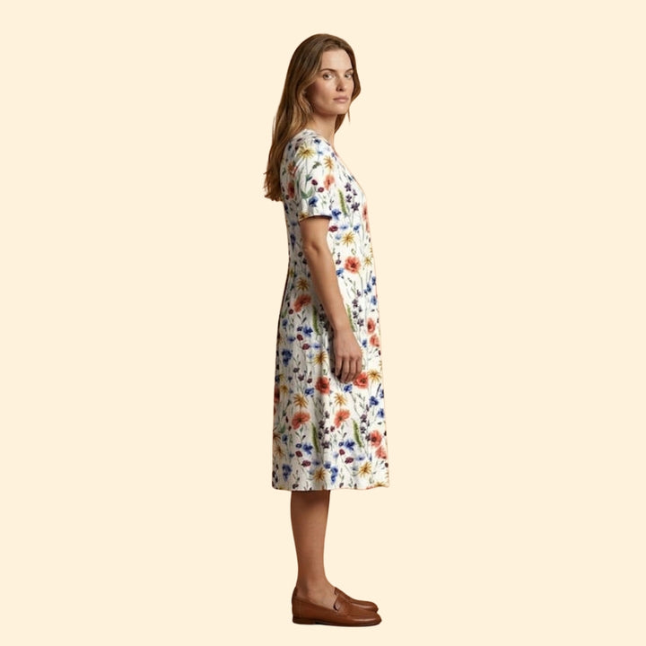 Women's Layered Midi Dress