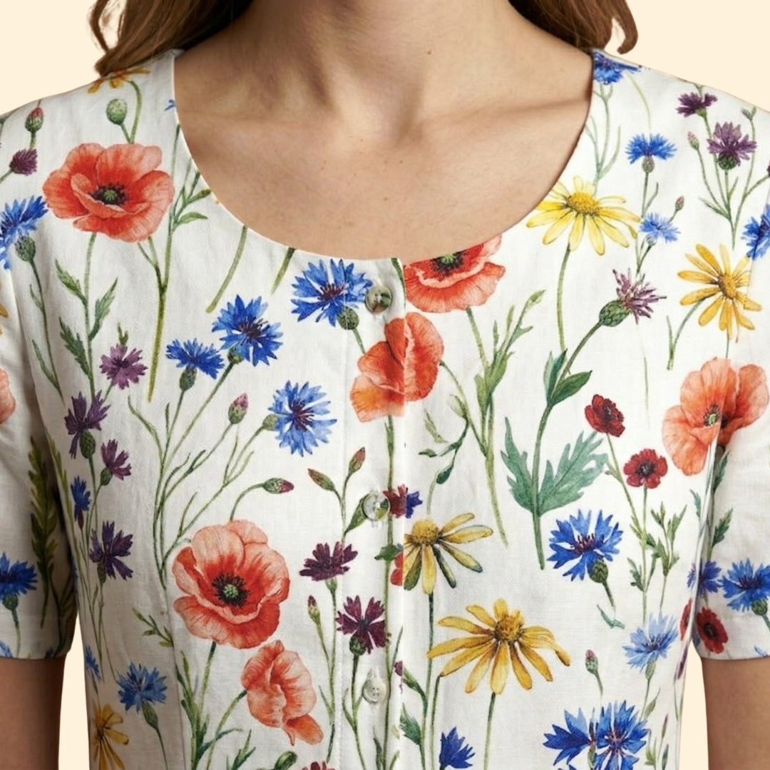 Women's Layered Midi Dress