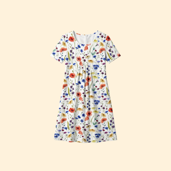 Women's Layered Midi Dress