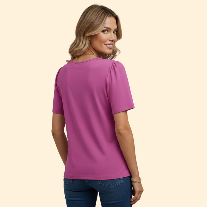 Women's Layered Pleat T-Shirt