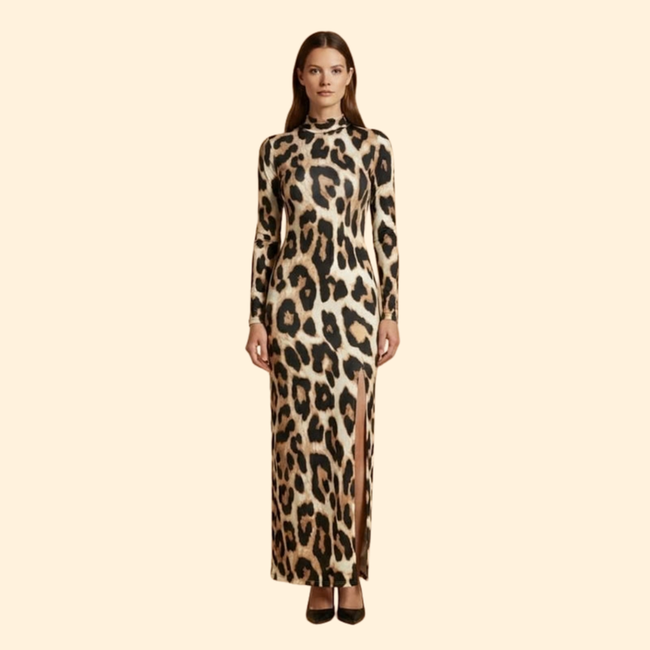 Women’s Leopard Print Bodycon Dress