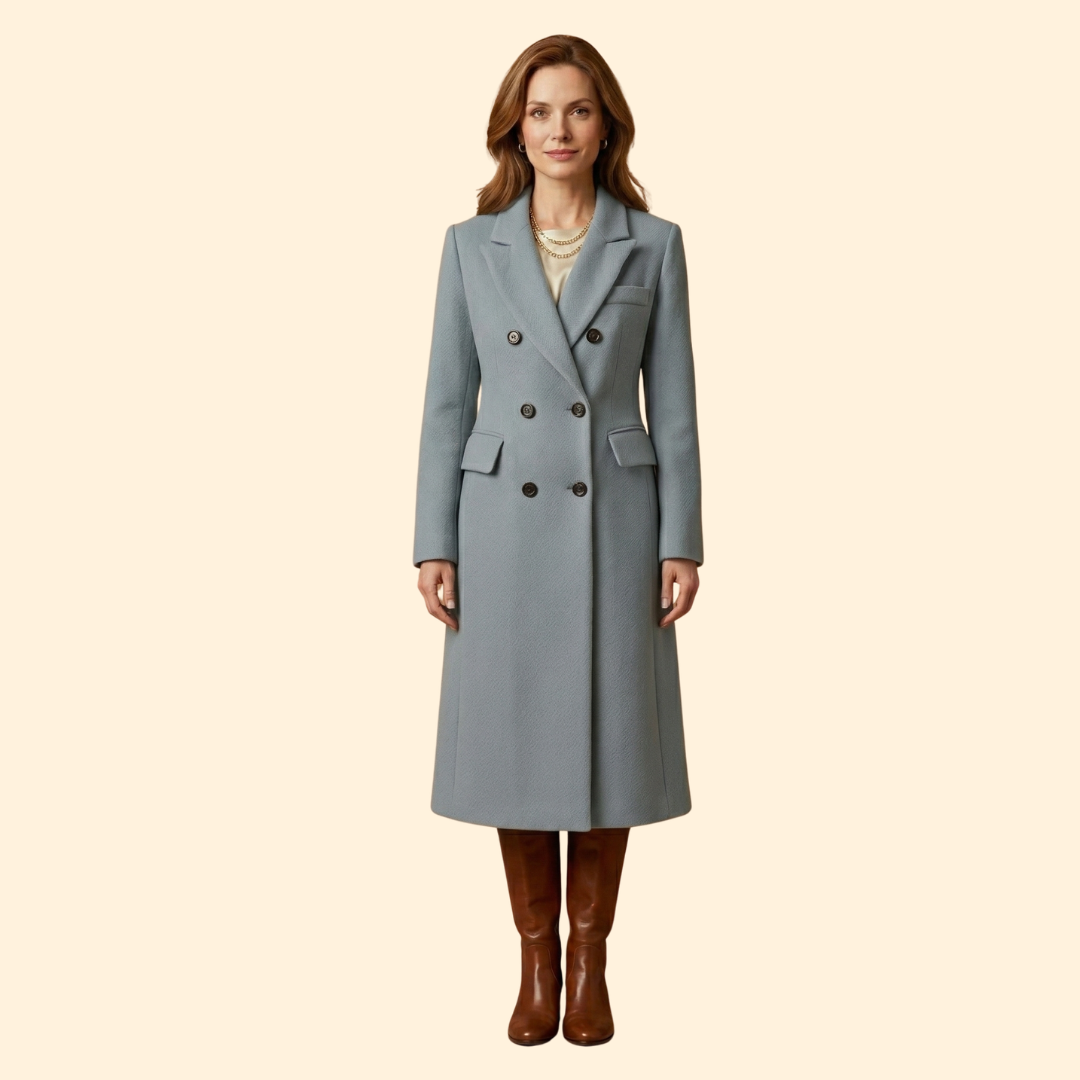 Women’s Classic Belted Long Coat