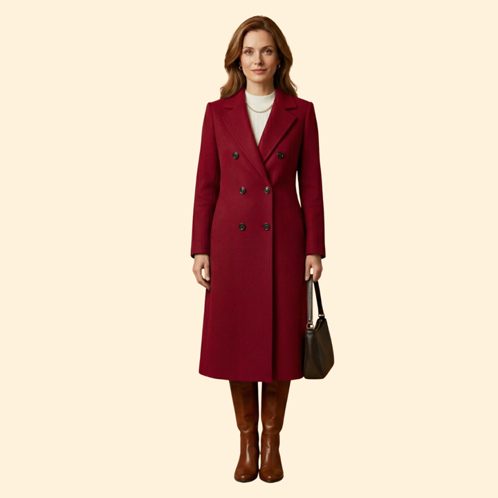 Women’s Classic Belted Long Coat