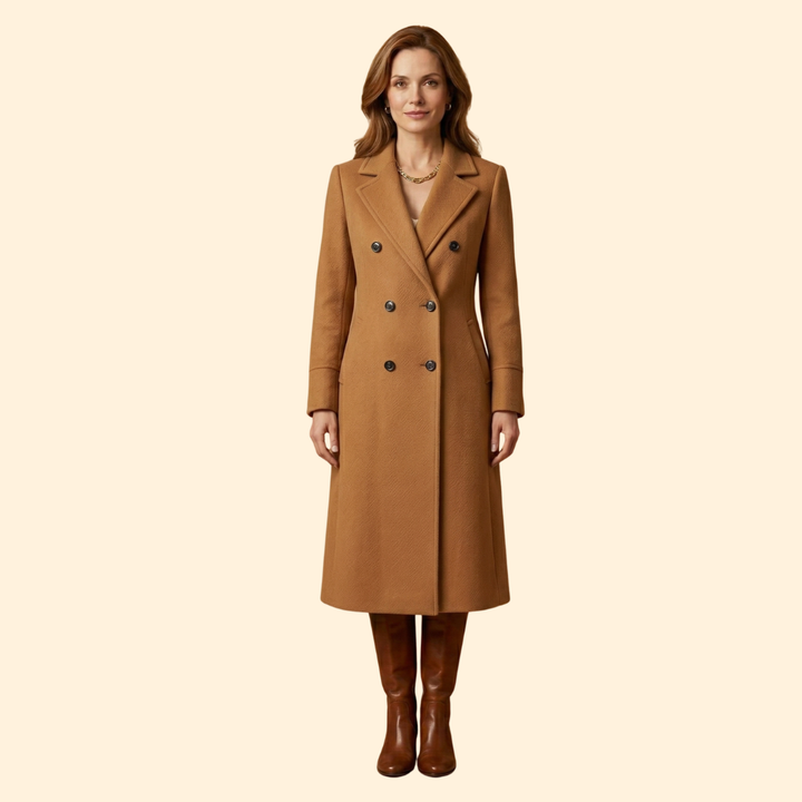 Women’s Classic Belted Long Coat