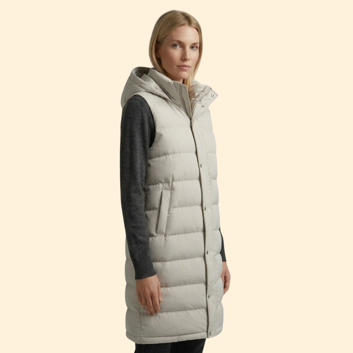 Women’s Long Quilted Vest