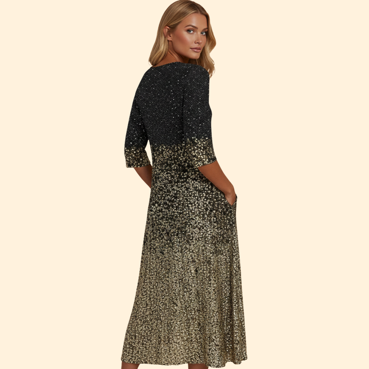 Women’s Shimmer Flow Midi Dress