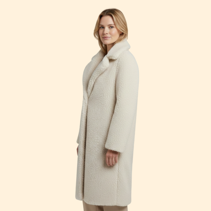Women’s Long Teddy Coat
