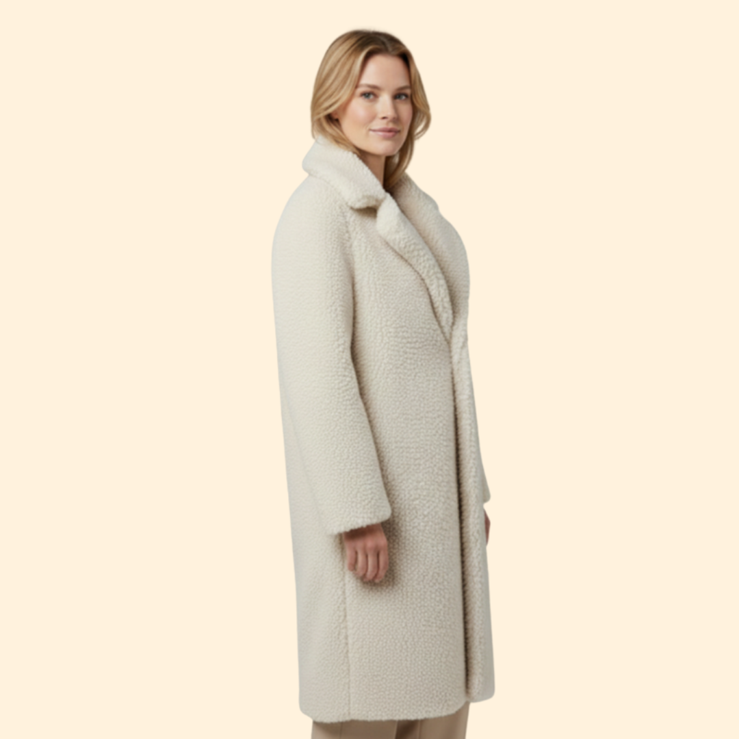 Women’s Long Teddy Coat