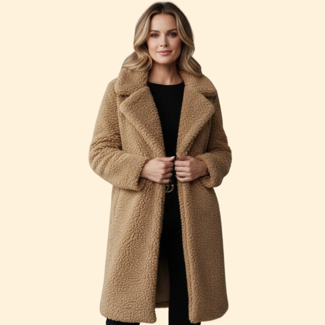 Women’s Long Teddy Coat